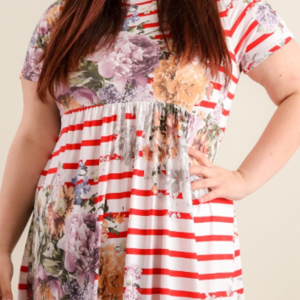 🆕 Knee Length Baby Doll Style Dress